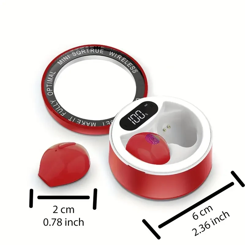 Smallest Invisible Earbuds Wireless Hidden Headphones for Work Micro Small Tiny Ear Buds for Sleeping Earphones for Small Ear Mini Sleep Earbuds for Side Sleepers