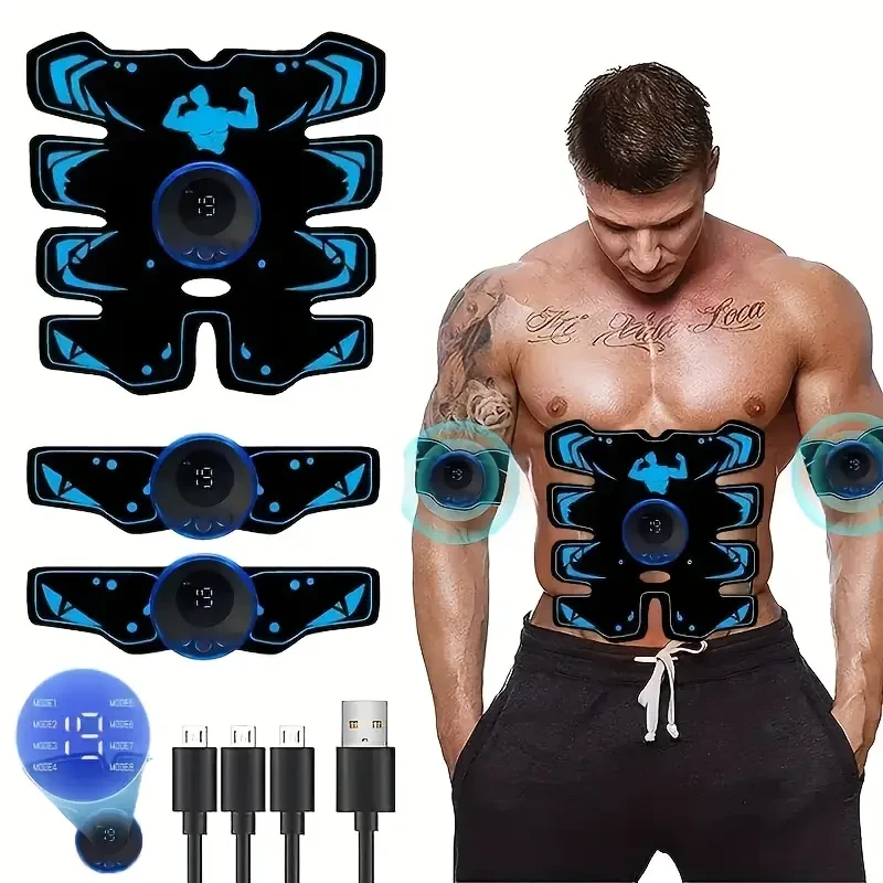 Home exercise equipment, abdominal training belt, USB rechargeable abdominal training belt