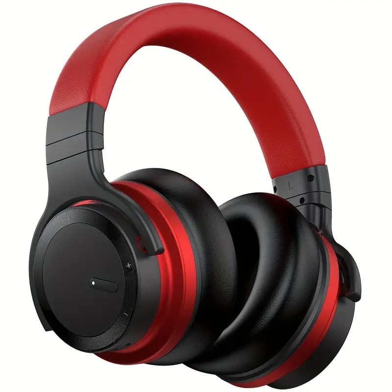Active Noise Cancelling Headphones Wireless Headphones With Rich Bass, Clear Calls, 30 Hours Playtime, Comfort Fit, Black