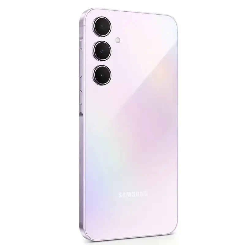 8+256GB 5G A556E Android Smartphone - Fingerprint Recognition, Dual-SIM, 1080p Video, NFC, Wi-Fi, Unlocked for All Carriers - Sleek Lilac Design, 2340x1080 Resolution, USB Type-C, Lithium Polymer Batt