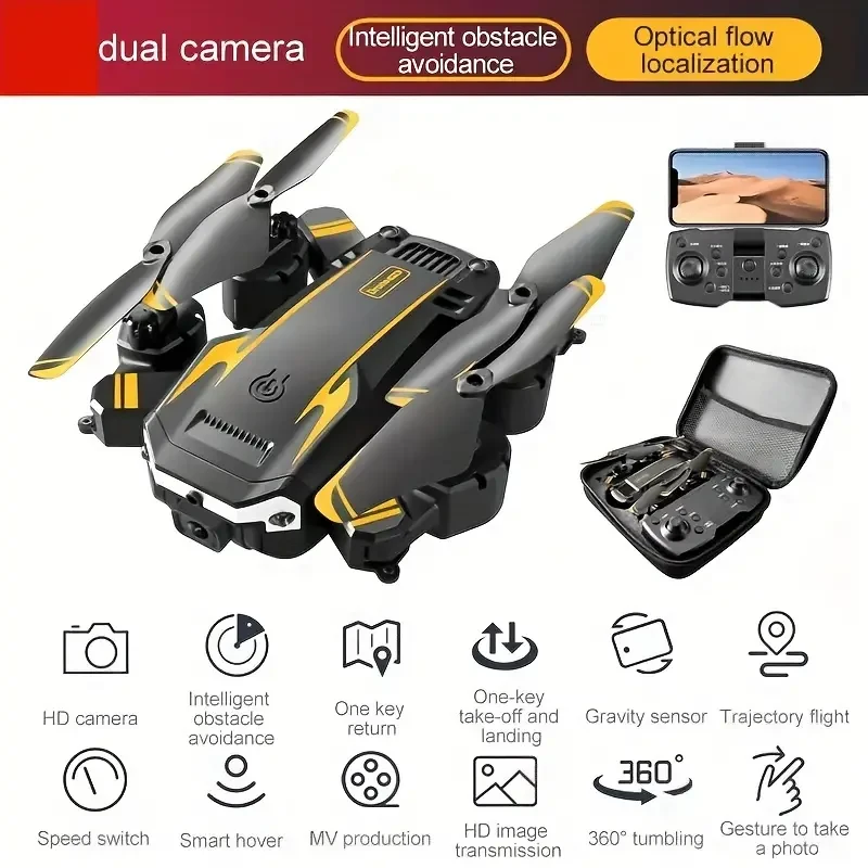S6 Professional Remote Control Drone, Dual camera Dual folding remote control quadcopter height holding remote control toys, boys and girls toys Christmas Halloween Thanksgiving gifts