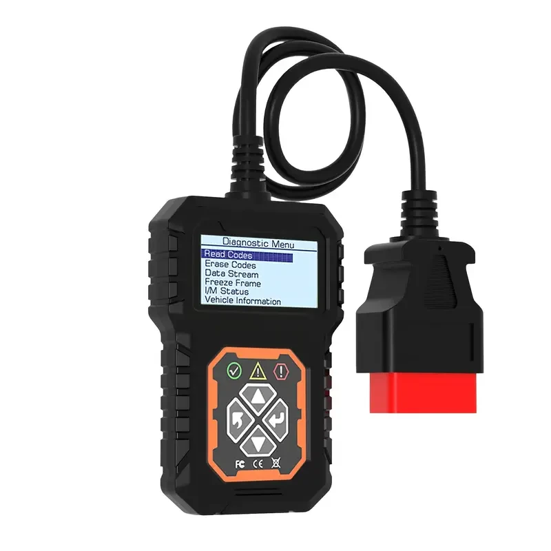 Car Code Reader, OBD2 Car Code Scanner Check Engine Light Fault Code Reader Scanner EOBD CAN Protocols Diagnostic Tool For 12V OBDII Cars Since 1996