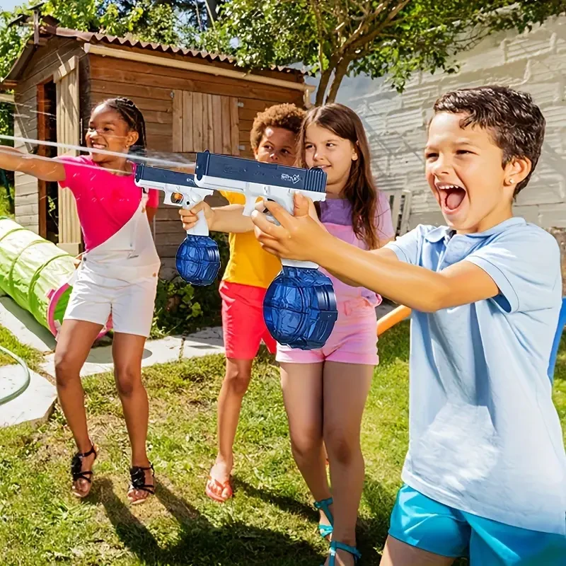 M1911 Glock Electric Water Gun - High-Quality Rechargeable Kids Toy with Large Water Capacity for Summer Games and Fun Halloween Christmas Gift