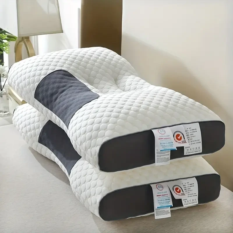 Soft & Breathable Knitted Love-Themed Pillow - Neck Support, Washable, Reversible, All-Season Comfort