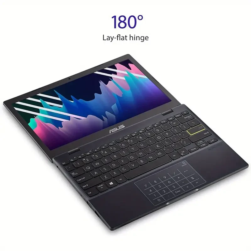 ASUS Vivobook Go L210 Laptop, 11.6" Display, Intel Celeron N4020, 4GB RAM, 192GB Storage (64GB eMMC + 128GB SD Card), 1 Year of Office 365, Windows 11 Home in S Mode