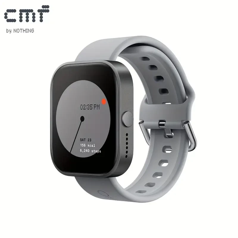 1.96" CMF by Nothing Watch Pro - Advanced Smartwatch for Men and Women with Wireless Call, 100 Sport Modes Fitness Tracker, Heart Rate Monitor, Sleep Tracker, and Compatibility for iOS and Android Dev